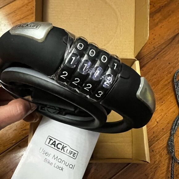 Tacklife Bike Lock Heavy Duty (HCL2C) Cable 6-FEET - Picture 2 of 7